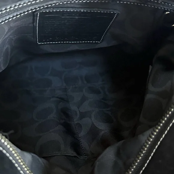 Authentic Coach Vintage Legacy SoHo Black Leather Crossbody Shoulder Bag - Picture 12 of 16